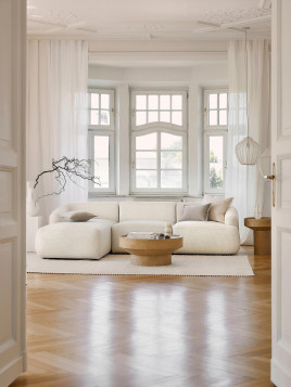Seccional Modular Antica en tela chenille