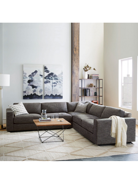 Seccional Kuvan doble brazo - lmueble