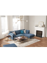 Seccional Geremi en tela Antifluido con 4 cojines decorativos