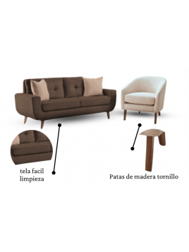 Sala moderni 2-1 solo en lmueble.com