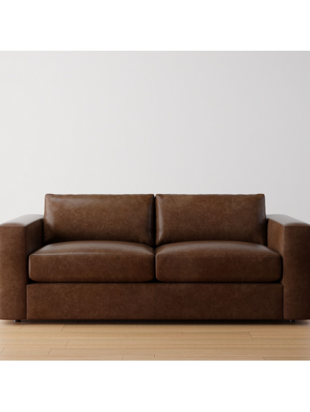 Sofá Cama Moderno - Modelo Renata Reclinable en Ultracuero