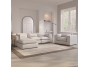 Seccional leticia con sillon con relleno extra soft