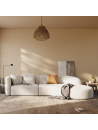 Sofa curvo atlas tapiz tela boucle  350 cm x 100 cm fondo