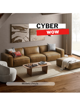 Seccional intercambiable cheyla con banqueta