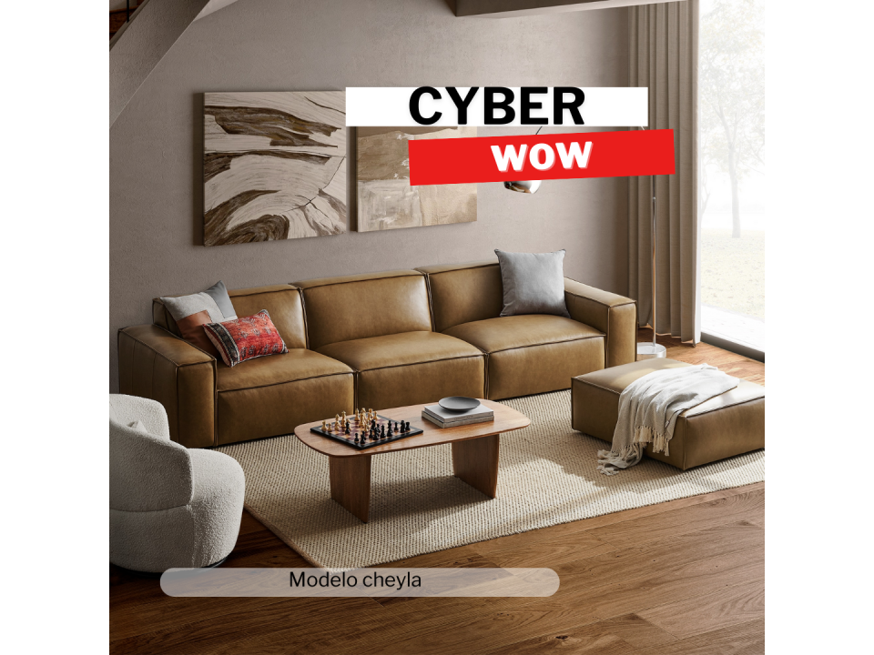 Seccional intercambiable cheyla con banqueta