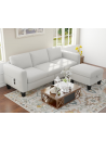 Seccional intercambiable en tela chenille