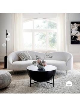 Sofa curvo Oxford 3 Cuerpos