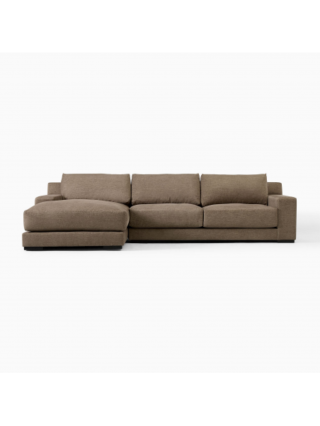 Seccional beverly de 240 cm x 160 cm en tela chenille