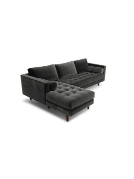 Seccional audii + 2 cojines cilindricos en tela montreal de 290 cm x 190 cm | lmueble.com en cuotas sin intereses