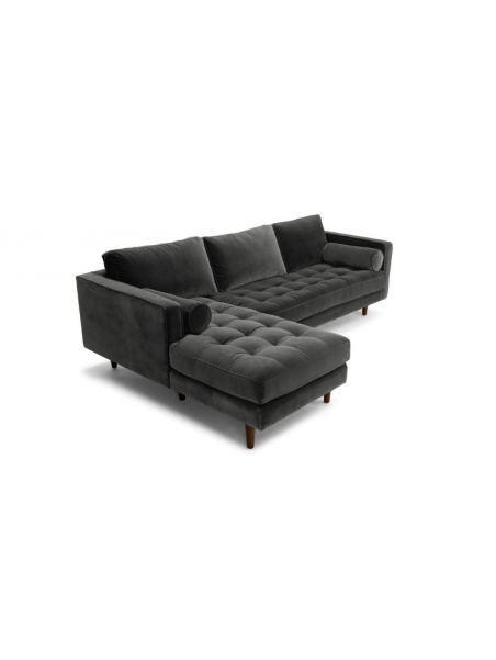 Seccional audii + 2 cojines cilindricos en tela montreal de 290 cm x 190 cm | lmueble.com en cuotas sin intereses