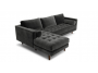 Seccional audii + 2 cojines cilindricos en tela montreal de 290 cm x 190 cm | lmueble.com en cuotas sin intereses