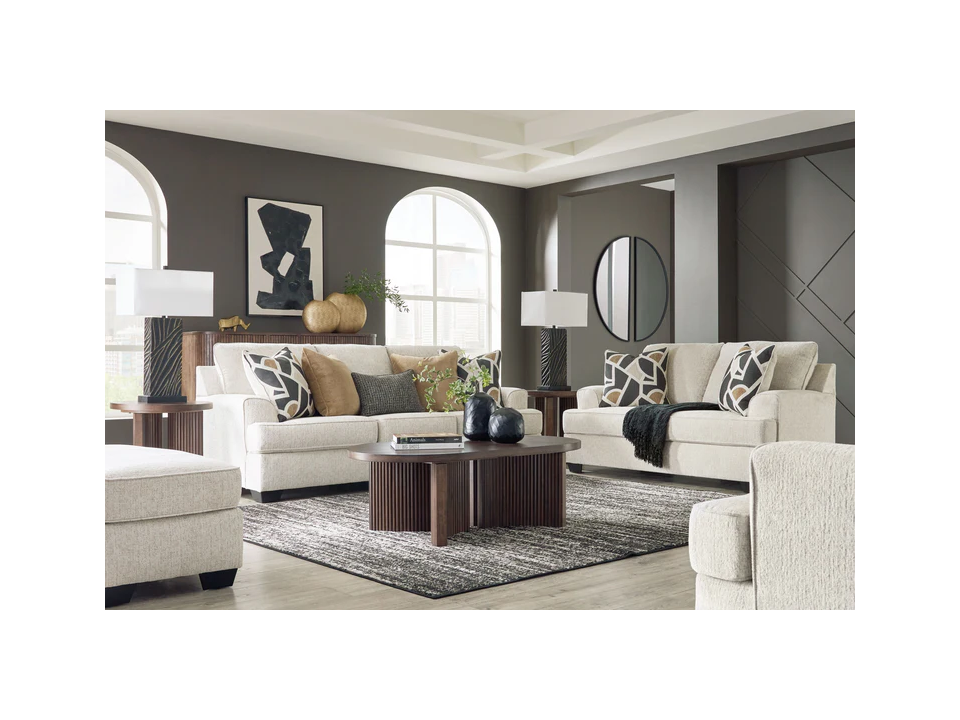 Sala Alessandro 3-2-1 con banqueta en tela chenille | LMUEBLE Sala Alessandro 3-2-1 con banqueta en tela chenille | LMUEBLE