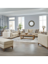 Sala Giuliano con base de zocalo en tela chenille