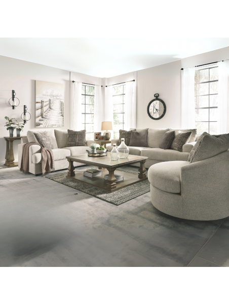 Sala Moncler 3-2-1 estilo americano en tapiz chenille suave y comodo