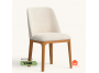 Silla de Comedor Moderna Yari en Tela Chenille – Estructura de Madera Tornillo – Medidas 50x50 cm – Fabricación a Pedido