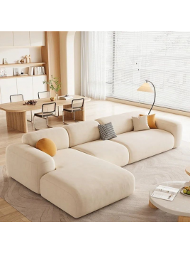 Seccional Seccional Curvo Maritza 280x200 cm en Chenille Antifluido Perú