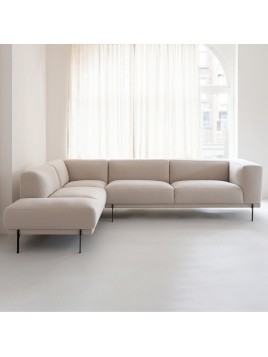 Seccional Nabi de 270 cm x 230 cm parte L en tela boucle ovejero