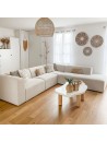 Seccional mary Lineal 290x200 cm Tela Chenille Antifluido