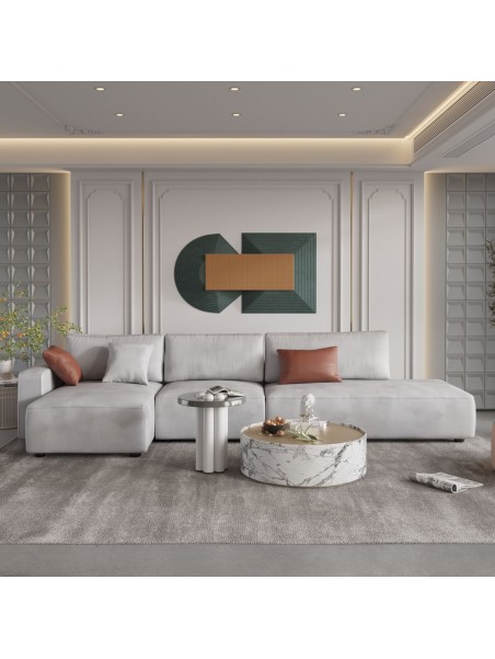 Seccional modular 4 piezas 280 cm x180 cm en tela chenille antifluido