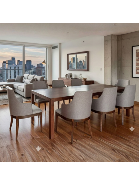 Comedor Majo Moderno Rectangular 8 sillas