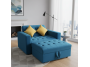 Sofá Cama en tela chenille reclinable en 180 Grados  |lmueble.com