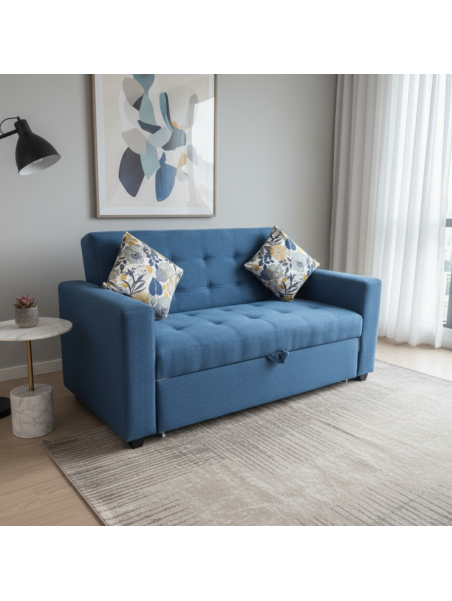 SofáCama Perséfone Reclinable en 180 Grados regalo 2 cojines decorativos