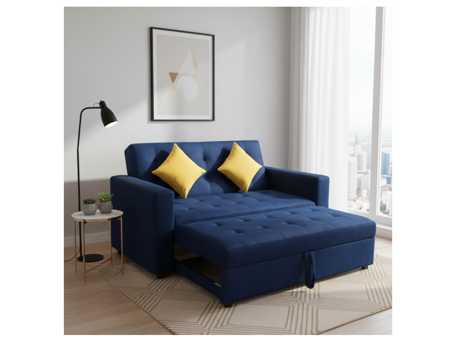 Sofa Cama Serabe en tela montreal Reclinable en 180 Grados