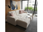 Seccional Giam en tela chenille con 2 cojines decorativos Seccional Giam en tela chenille con 2 cojines decorativos