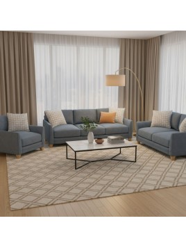 Juego de Sala Japon 3-2-1 en Tela Chenille Premium | Sala Moderna y Elegante | Muebles Perú