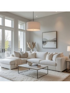 Sofá Seccional Muani en L 260×180 cm en Chenille Antifluido | Sofá Esquinero Moderno Perú