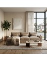 Mueble seccional Sebastiani en tela antifluido para dpto