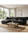 Seccional Canadá en L 240×160 cm | Tela Chenille Antifluido | Sofá Moderno para Sala y Departamento