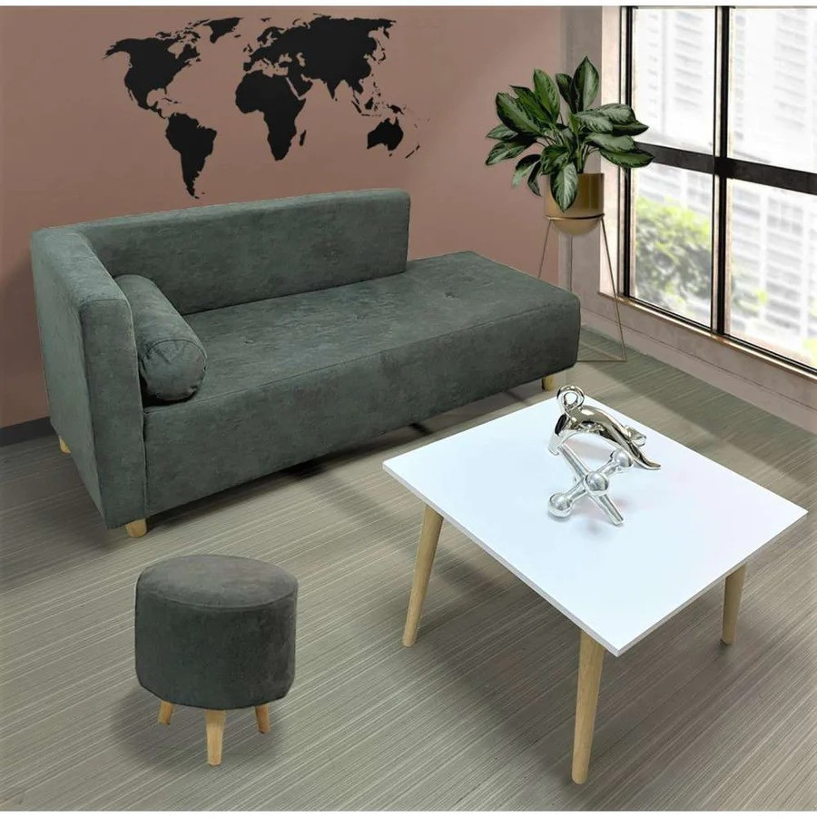 Combo Sofa, Puff y Mesa de Centro Luisa Tienda online de muebles en lima