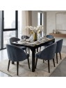 comedor rectangular de 150 cm x 90 cm en madera tornillo con tapiz antifluido